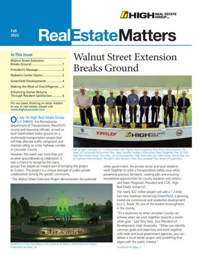 Fall 2022 issue of Real Estate Matters